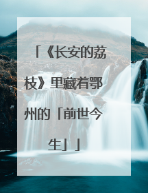 《长安的荔枝》里藏着鄂州的「前世今生」