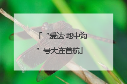 “爱达·地中海”号大连首航