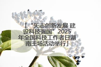 “矢志创新发展 建设科技强国”2025年全国科技工作者日湖南主场活动举行