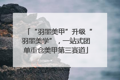 “羽墨美甲”升级“羽墨美学”，一站式团单重仓美甲第三赛道
