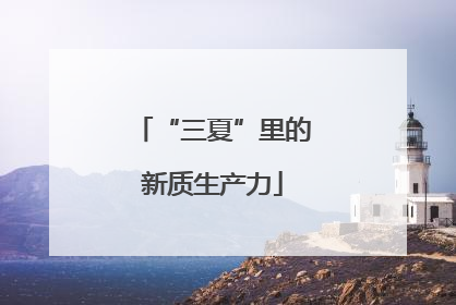 “三夏”里的新质生产力