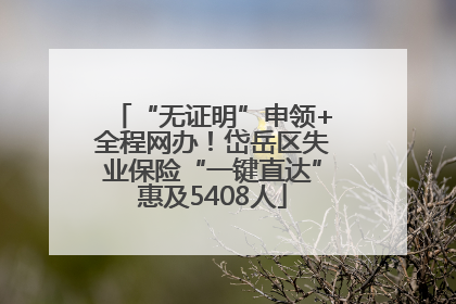 “无证明”申领+全程网办！岱岳区失业保险“一键直达”惠及5408人