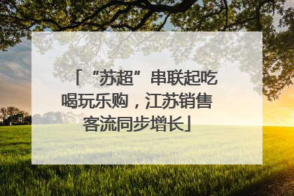 “苏超”串联起吃喝玩乐购，江苏销售客流同步增长