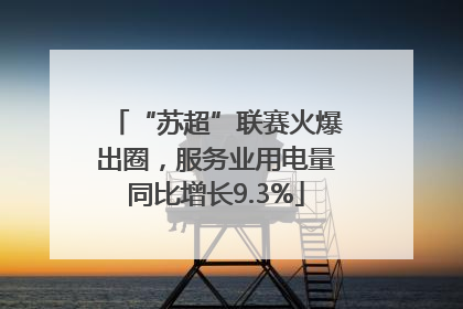 “苏超”联赛火爆出圈，服务业用电量同比增长9.3%
