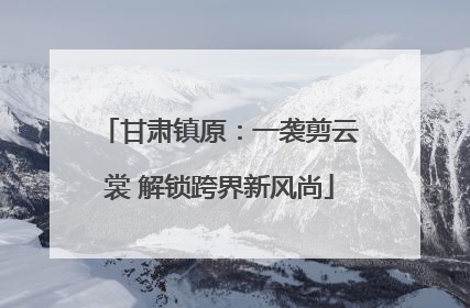 甘肃镇原：一袭剪云裳 解锁跨界新风尚