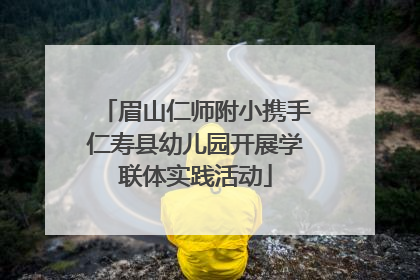 眉山仁师附小携手仁寿县幼儿园开展学联体实践活动