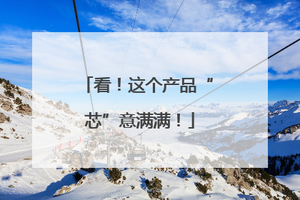 看！这个产品“芯”意满满！