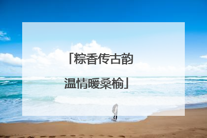 粽香传古韵 温情暖桑榆