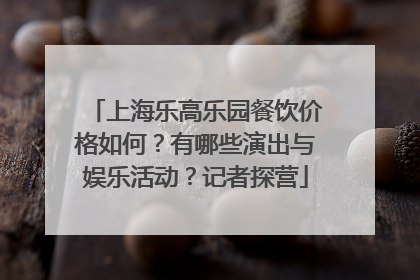 上海乐高乐园餐饮价格如何？有哪些演出与娱乐活动？记者探营