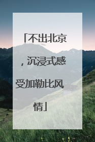 不出北京，沉浸式感受加勒比风情