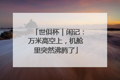 世俱杯｜闲记：万米高空上，机舱里突然沸腾了