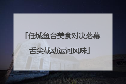 任城鱼台美食对决落幕 舌尖载动运河风味