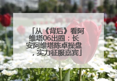 从《背后》看阿维塔06出圈：长安阿维塔陈卓操盘，实力征服嘉宾