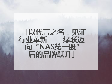 以代言之名，见证行业革新——绿联迈向“NAS第一股”后的品牌跃升