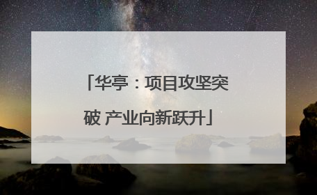 华亭：项目攻坚突破 产业向新跃升
