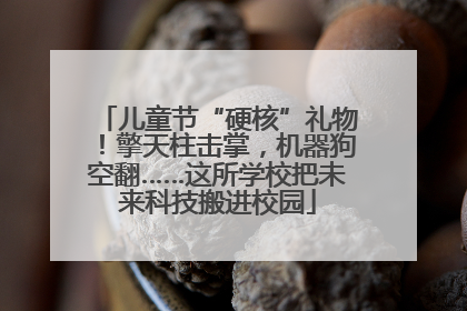 儿童节“硬核”礼物！擎天柱击掌，机器狗空翻……这所学校把未来科技搬进校园