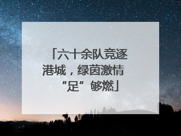 六十余队竞逐港城，绿茵激情“足”够燃