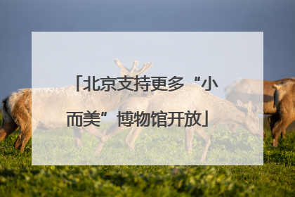 北京支持更多“小而美”博物馆开放