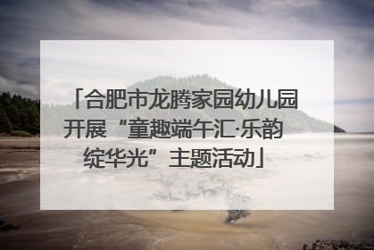 合肥市龙腾家园幼儿园开展“童趣端午汇·乐韵绽华光”主题活动