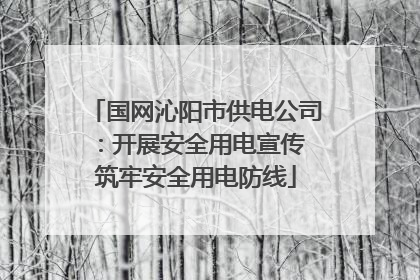 国网沁阳市供电公司：开展安全用电宣传 筑牢安全用电防线
