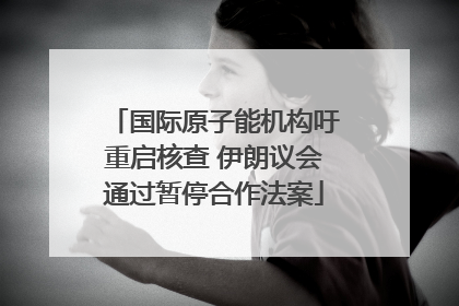 国际原子能机构吁重启核查 伊朗议会通过暂停合作法案