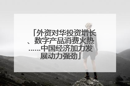 外资对华投资增长、数字产品消费火热……中国经济加力发展动力强劲