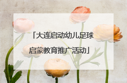 大连启动幼儿足球启蒙教育推广活动