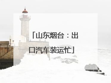 山东烟台：出口汽车装运忙