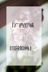广西罗城田园如画