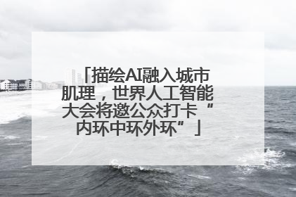 描绘AI融入城市肌理，世界人工智能大会将邀公众打卡“内环中环外环”