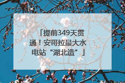 提前349天贯通！安哥拉最大水电站“湖北造”