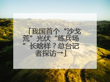我国首个“沙戈荒”光伏“练兵场”长啥样？总台记者探访→