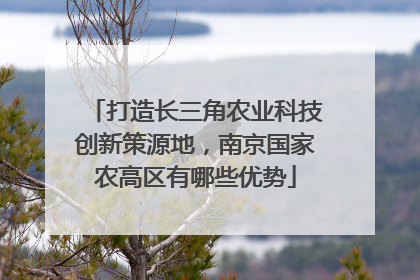 打造长三角农业科技创新策源地，南京国家农高区有哪些优势