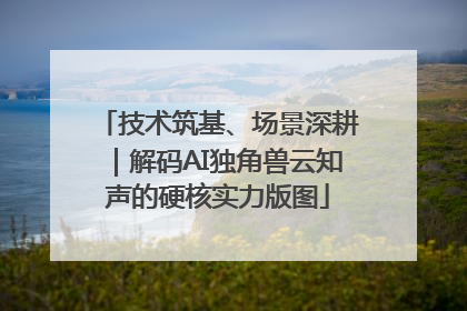 技术筑基、场景深耕｜解码AI独角兽云知声的硬核实力版图
