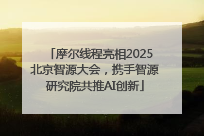摩尔线程亮相2025北京智源大会，携手智源研究院共推AI创新