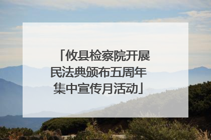 攸县检察院开展民法典颁布五周年集中宣传月活动