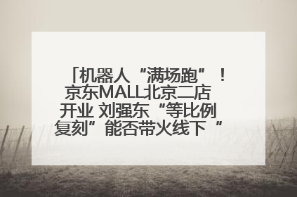 机器人“满场跑”！京东MALL北京二店开业 刘强东“等比例复刻”能否带火线下“618”？