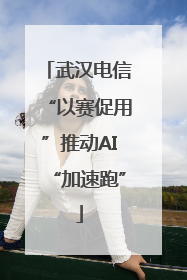 武汉电信“以赛促用”推动AI“加速跑”