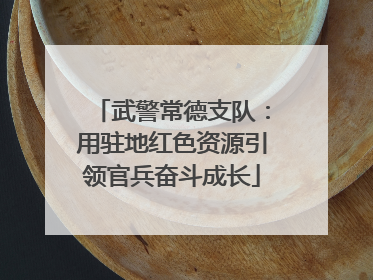武警常德支队：用驻地红色资源引领官兵奋斗成长