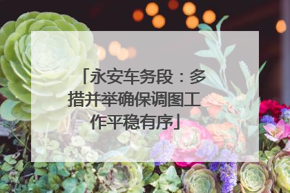 永安车务段：多措并举确保调图工作平稳有序
