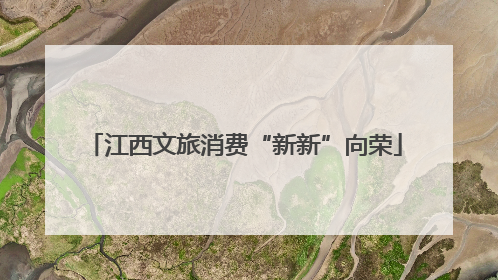 江西文旅消费“新新”向荣