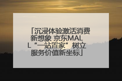 沉浸体验激活消费新想象 京东MALL“一站置家”树立服务价值新坐标