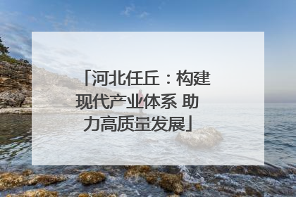 河北任丘：构建现代产业体系 助力高质量发展