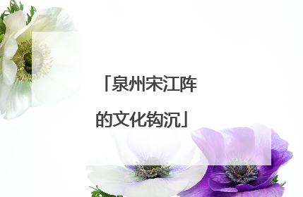 泉州宋江阵的文化钩沉