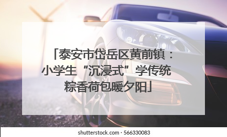 泰安市岱岳区黄前镇：小学生“沉浸式”学传统 粽香荷包暖夕阳