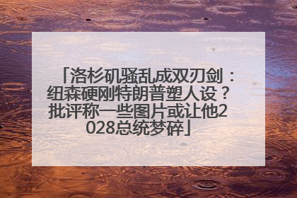 洛杉矶骚乱成双刃剑：纽森硬刚特朗普塑人设？批评称一些图片或让他2028总统梦碎