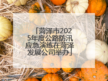 菏泽市2025年度公路防汛应急演练在菏泽发展公司举办