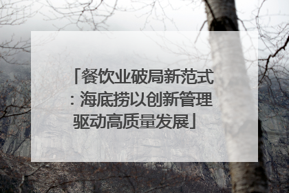 餐饮业破局新范式：海底捞以创新管理驱动高质量发展