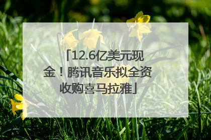 12.6亿美元现金！腾讯音乐拟全资收购喜马拉雅