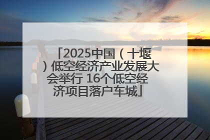 2025中国（十堰）低空经济产业发展大会举行 16个低空经济项目落户车城